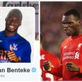 Christian Benteke’s Twitter page showed he thought he’d signed for BURNLEY