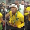 Watch a very angry Neymar confront a fan after winning Olympic gold for Brazil