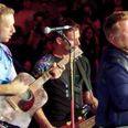 James Corden performs cover of ‘Nothing Compares 2 U’ with Coldplay live in LA