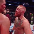 This is what Conor McGregor said to Nate Diaz before his hand was raised in victory