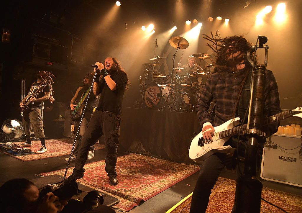 <> at Irving Plaza on October 5, 2015 in New York City.