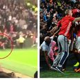 Fan films the terrifying crush as Manchester United celebrate Marcus Rashford’s late winner