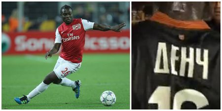 Emmanuel Frimpong makes debut for Arsenal Tula with ‘DENCH’ on the back of his shirt