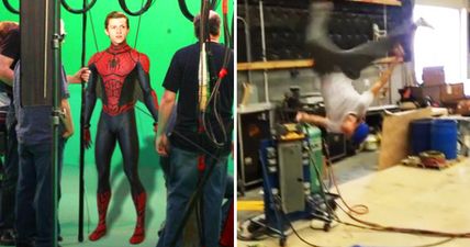 New Spider-Man Tom Holland makes amazing acrobatic stunts look flipping easy