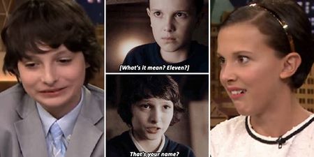 Stranger Things kids are just as awkward discussing *that* scene as you’d expect