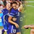 Pitch invader tried to get US star Alex Morgan’s autograph in the middle of a game