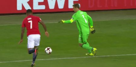 Manuel Neuer marked his first game as Germany captain with a sublime Cruyff turn