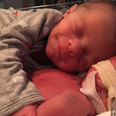 An image of a newborn hugging his sick brother has broken hearts everywhere