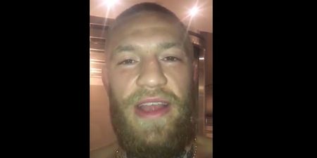 Conor McGregor has a message for his fans and coach ahead of the Late Late Show