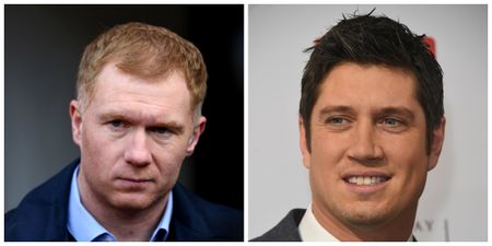 Vernon Kay gets tricked by fake Scholes quote…but sees the funny side