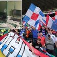 Rangers supporters accused of ripping apart Celtic Park bathrooms
