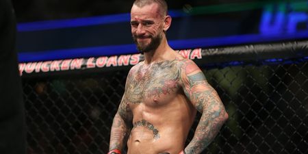 Watch former WWE superstar CM Punk get taken out early in his UFC debut
