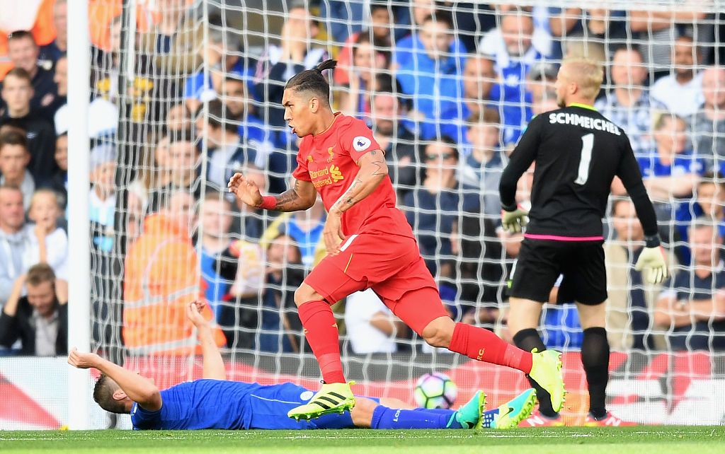 during the Premier League match between Liverpool and Leicester City at Anfield on September 10, 2016 in Liverpool, England.