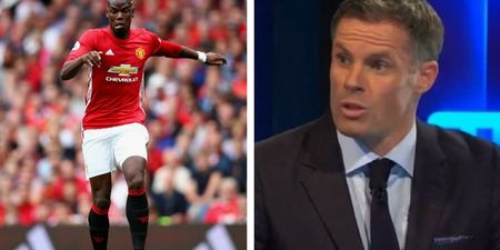 Jamie Carragher absolutely hammers Paul Pogba’s derby performance on MNF