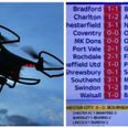 The Sky Sports results reader’s bizarre description of a drone had everyone cracking up