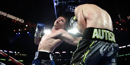 Canelo Alvarez almost pops Liverpool fighter Liam Smith’s liver with punishing body shot KO