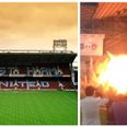 West Ham’s old stadium has been blown up for a Hollywood action movie