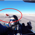 The moment a US stunt pilot almost gets decapitated in jaw-dropping near miss