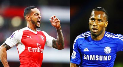 Didier Drogba taunts Theo Walcott after Chelsea’s humbling by Arsenal