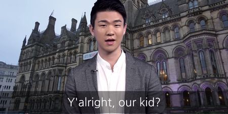 This Korean guy showing how to speak Manchester dialect is hilarious