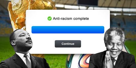 World rejoices as FIFA solves racism – world peace and global warming next on ‘to do’ list
