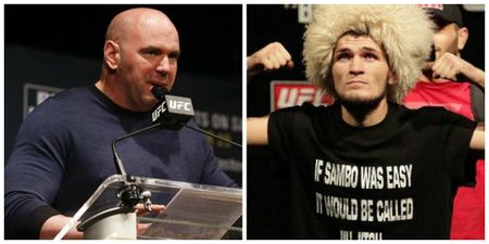 Dana White announces another huge fight in the middle of UFC 205 press conference