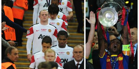 Eric Abidal recalls how ‘furious’ Man United players were during 2011 Champions League final