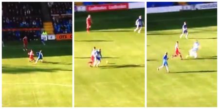An Aberdeen player nutmegged three players in one run because football’s meant to be fun
