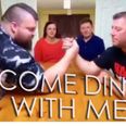 Someone tried to arm wrestle 28-stone strongman Eddie Hall on Come Dine With Me