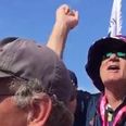 Bill Murray started this awesome chant to get the Ryder Cup crowd pumped