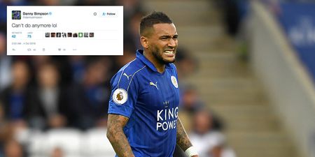 16 things that Danny Simpson’s frustrated and cryptic tweet might mean