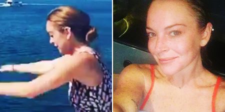 Lindsay Lohan posts first image after half her finger is ripped off in boating accident
