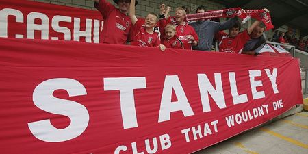 Accrington Stanley’s Twitter account makes light of ridiculously low away support figure
