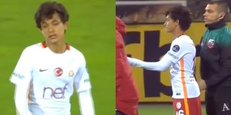 Watch 14-year-old Mustafa Kapi make his debut for Galatasaray