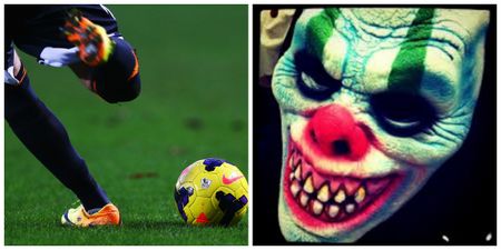 Premier League footballer’s son could be expelled from school because of clown prank