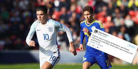 Jack Grealish stars for England Under-21s and everyone’s just delighted for him