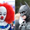 Some guy dressed up as Batman and took on the clowns