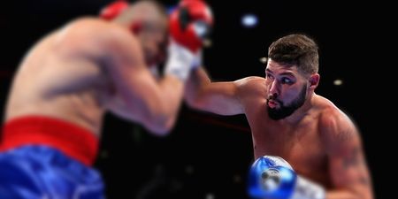 Tony Bellew dropped BJ Flores with a huge left hook to retain his world title