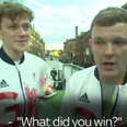Two guys blagged their way onto the Olympic parade, but Sky News caught them out