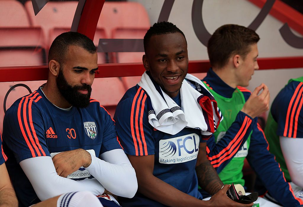 BOURNEMOUTH, ENGLAND - MAY 07: Saido Berahino looks on ahead of the Barclays Premier League match between A.F.C. Bournemouth and West Bromwich Albion at the Vitality Stadium on May 7, 2016 in Bournemouth, United Kingdom. (Photo by Ben Hoskins/Getty Images)