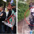 Polish hooligans filmed ‘attacking Spanish police’ before Champions League clash