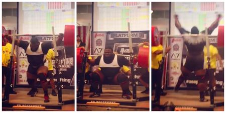 Watch this powerlifter squat more than 1,000lbs…raw