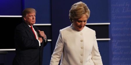 Donald Trump continued to court controversy during the third Presidential debate