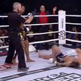 This shockingly late referee stoppage from Glory is a little difficult to watch