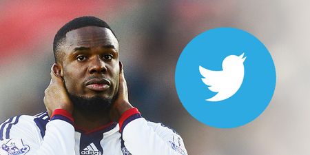 It won’t take long to spot the mistake in Victor Anichebe’s deleted tweet