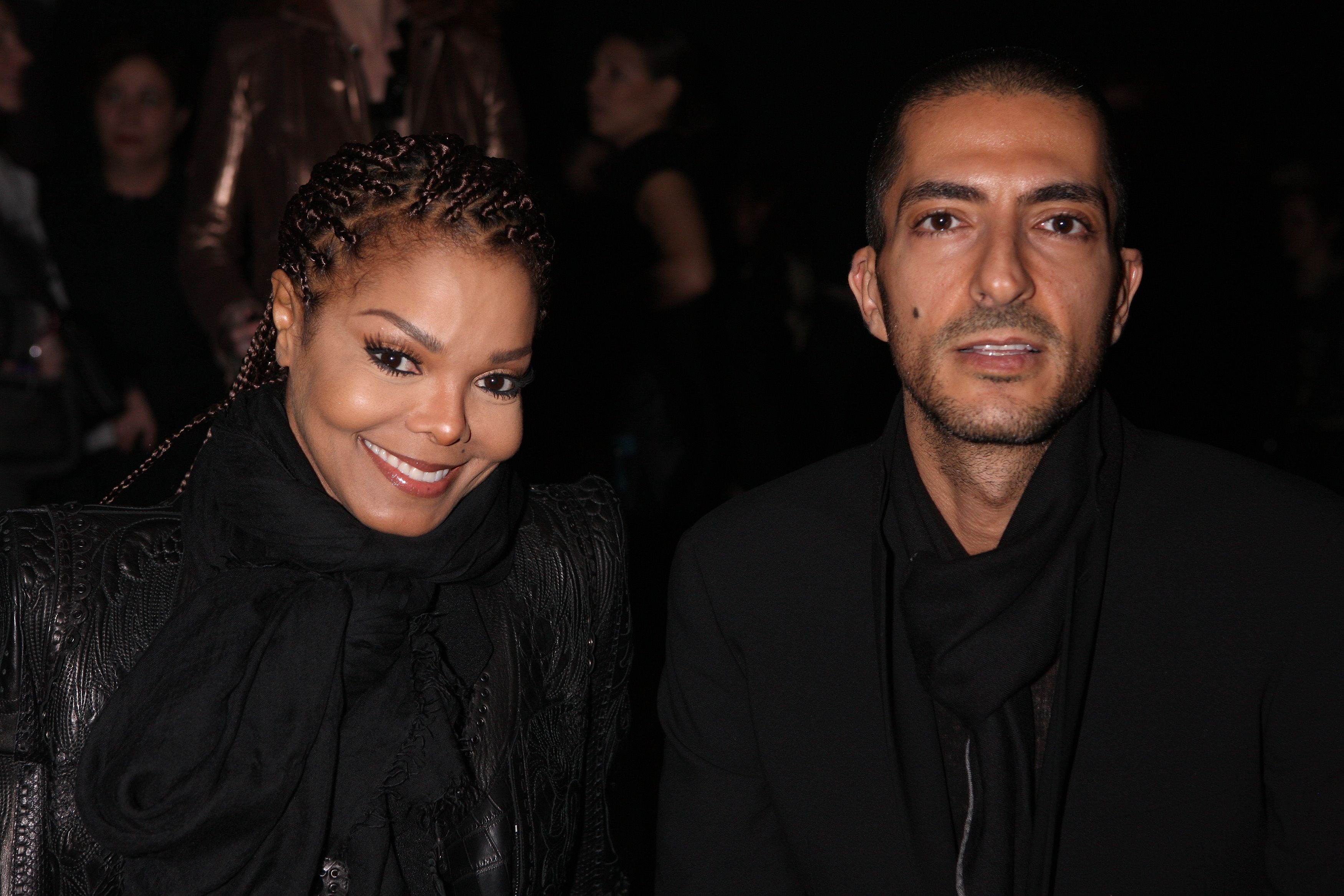 MILAN, ITALY - FEBRUARY 21: Janet Jackson and Wissam al Mana attend the Sergio Rossi presentation cocktail during Milan Fashion Week Womenswear Fall/Winter 2013/14 on February 21, 2013 in Milan, Italy. (Photo by Vincenzo Lombardo/Getty Images for Sergio Rossi)