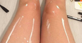 Everyone’s getting fooled by this optical illusion of some shiny legs