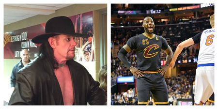 The Undertaker turned up at the first NBA game of the season and people completely lost their shit