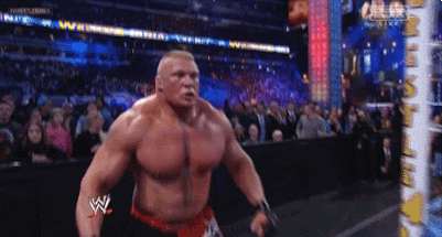 Brock Lesnar scream