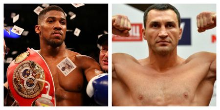 Anthony Joshua and Wladimir Klitschko will fight for the world heavyweight title in Spring 2017